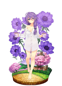 Anemone (World's Flower Shrine Maiden) | Flower Knight Girl