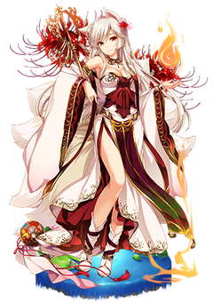 Red Spider Lily World S Flower Shrine Maiden Flower Knight Girl Wikia Fandom