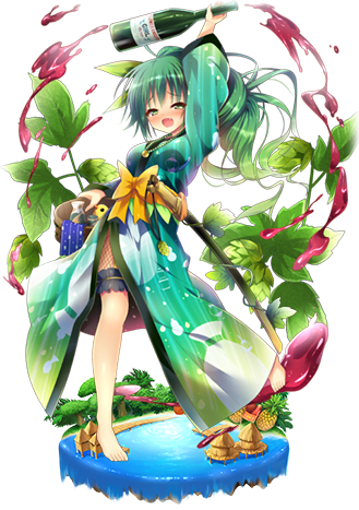 Hop Hotspring Yukata Flower Knight Girl Wikia Fandom