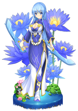 Blue Lotus Flower Knight Girl Wikia Fandom