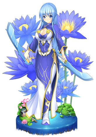 Blue Lotus Flower Knight Girl Wikia Fandom