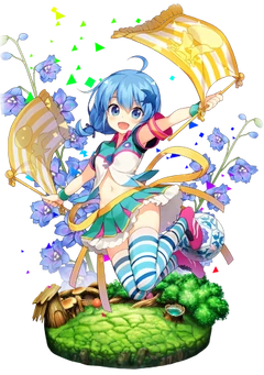 Delphinium Athletic Meet Flower Knight Girl Wikia Fandom