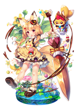 Kitsune no Botan (Valentine) | Flower Knight Girl Wikia | Fandom