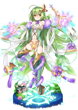 Mint Maturing Virtue Flower Knight Girl Wikia Fandom