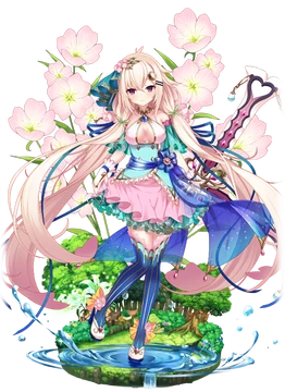 Pinkladies Flower Saint Who Talks About Dreams Flower Knight Girl Wikia Fandom