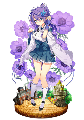 Anemone (World's Flower Shrine Maiden) | Flower Knight Girl