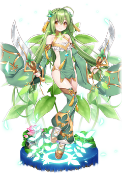 Mint Maturing Virtue Flower Knight Girl Wikia Fandom