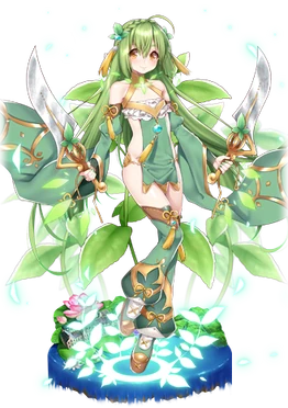 Mint Maturing Virtue Flower Knight Girl Wikia Fandom