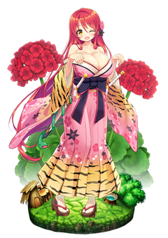 Geranium Yukata Flower Knight Girl Wikia Fandom