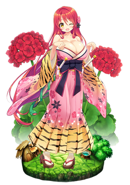 Geranium Yukata Flower Knight Girl Wikia Fandom Geranium Yukata Flower Knight Girl Wikia Fandom