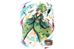 Hop Hotspring Yukata Flower Knight Girl Wikia Fandom