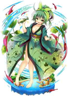 Hop Hotspring Yukata Flower Knight Girl Wikia Fandom