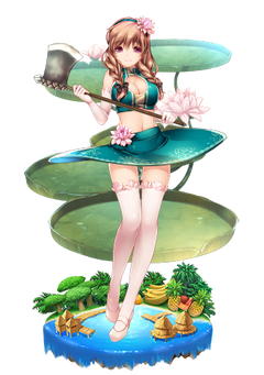 Royal Water Lily Flower Knight Girl Wikia Fandom Royal Water Lily Flower Knight Girl Wikia Fandom