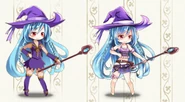Comparison between her old and new SD