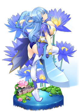 Blue Lotus Flower Knight Girl Wikia Fandom