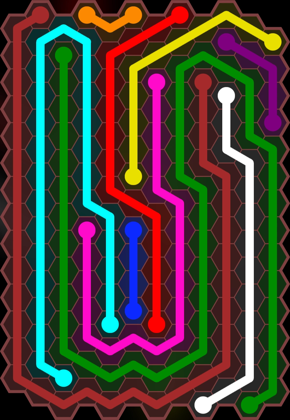 12x15 Mega Mania Levels (121-150)/Hexes | Flow Free Wiki | Fandom