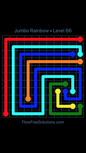 Jumbo Rainbow Levels (61-90) | Flow Free Wiki | Fandom Jumbo Rainbow Levels (61-90) | Flow Free Wiki | Fandom