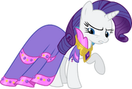 Rarity angry in dress