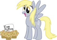 Derpy found free muffins! :D