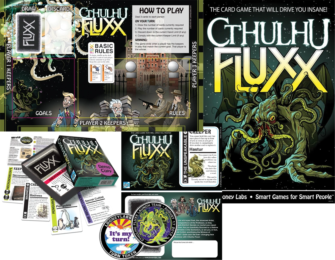 Fluxx Creeper Pack - Espansione Gioco Di Carte, Multicolore, Looney Labs
