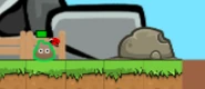 A Dung near a Stone