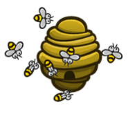 Frame 7 of the Beehive's animation.