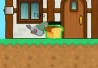 A Pigeon eating bread (old game version)