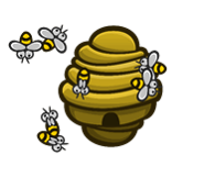 Frame 6 of the Beehive's animation.