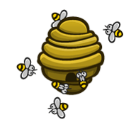 Frame 8 of the Beehive's animation.