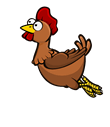 The third stage of the Hen's animation.