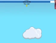 A cloud in the sky biome