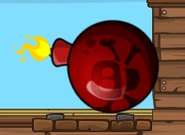 A Bomb that is about to explode