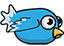 The fourth stage of the Blue Bird's animation (after this it cycles back to first).