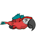 Parrot4.png (4 KB) The third stage of the parrot's animation.