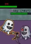 Two Ghostly Reapers fighting each other