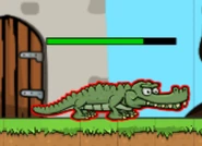 A damaged Crocodile