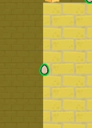 An Egg that got glitched in a pyramid