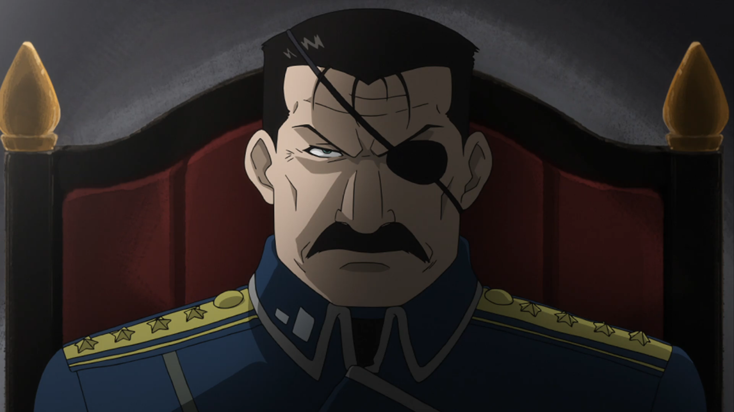 King Bradley from Fullmetal Alchemist Brotherhood with, Stable Diffusion