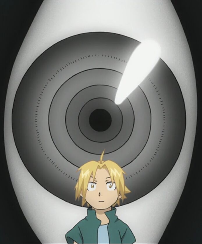 fullmetal alchemist series - Why do the eyes of a bounded soul