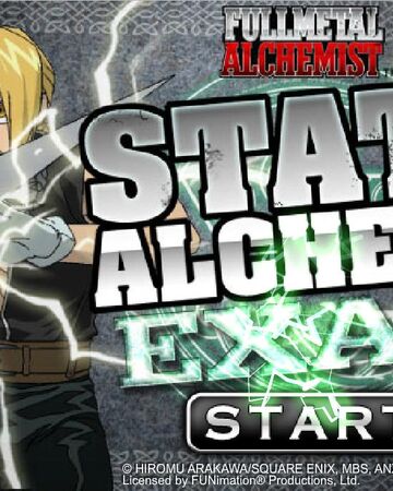 State Alchemy Exam Flash Game Fullmetal Alchemist Wiki Fandom It was serialized in square enix's monthly shōnen gangan shōnen manga magazine between july 2001 and. state alchemy exam flash game