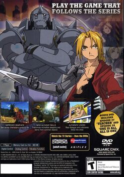 PS2 - NO GAME - Fullmetal Alchemist 2 - Curse of the Crimson Elixir