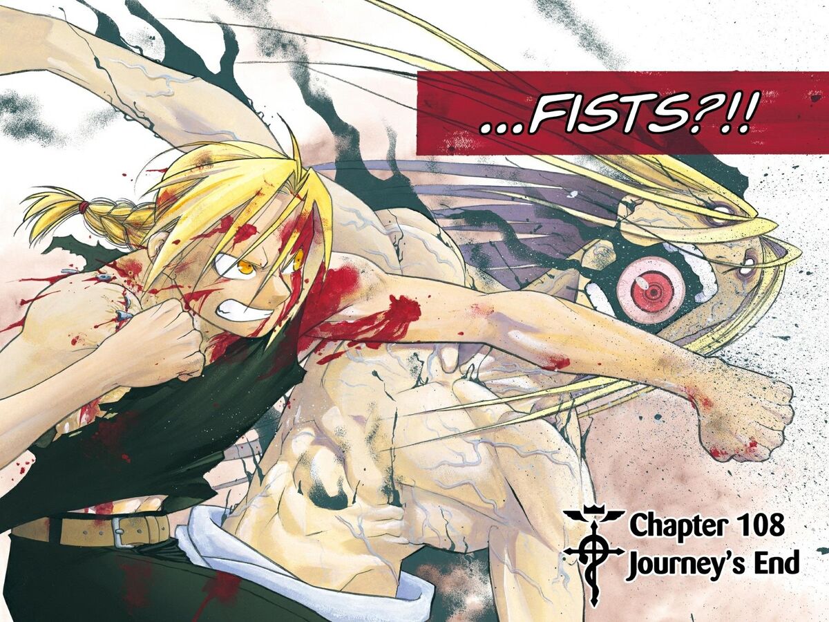 Edward Elric vs. Greed Fullmetal Alchemist manga volume 7 chapter