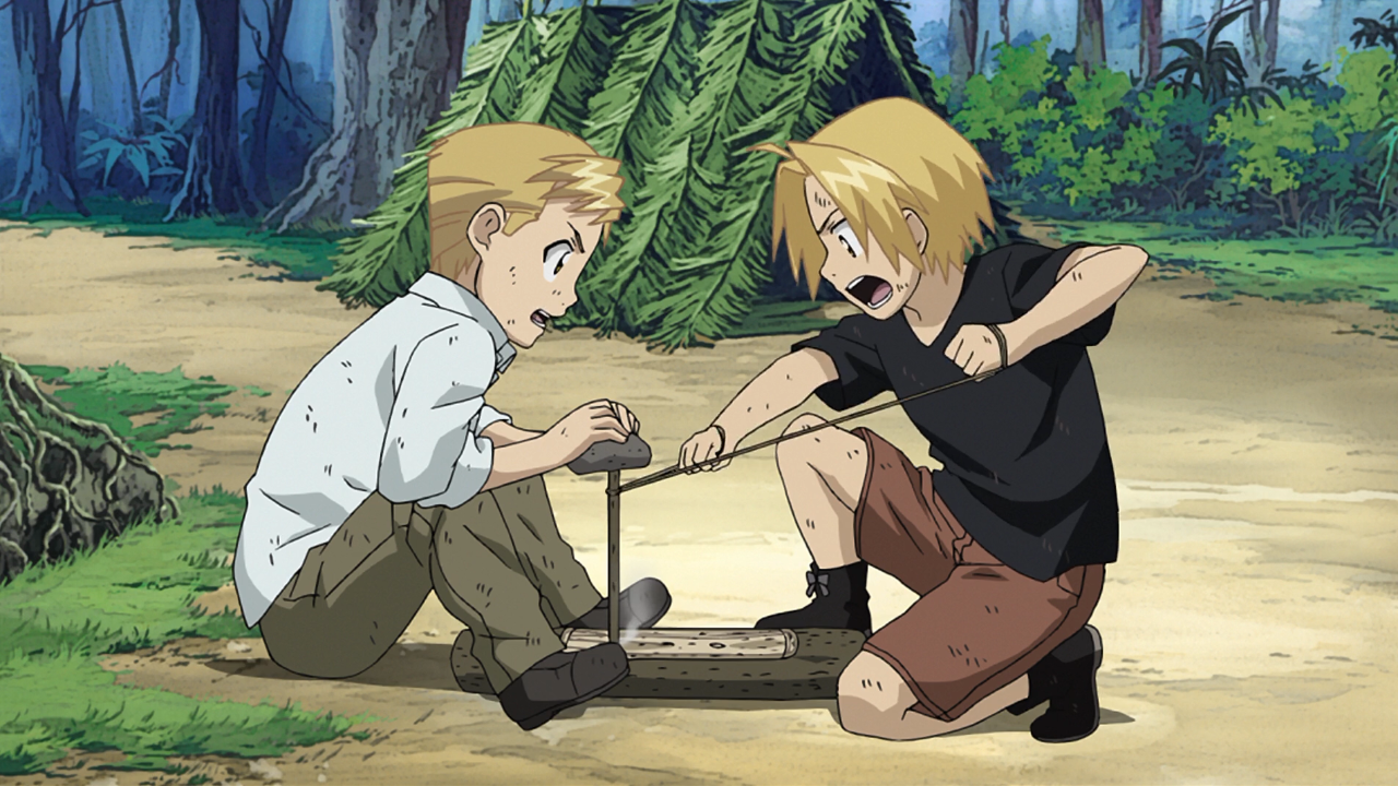 edward and alphonse elric human