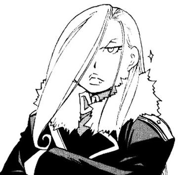 Gosto muito do estilo da Oliver Armstrong.  Anime, Fullmetal alchemist  mustang, Olivier mira armstrong