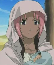 Rose y su bebé en el anime de 2003.