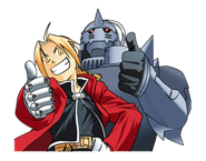FULLMETAL-ALCHEMIST-Stickers-12800.png (22 KB) Elric Brothers' LINE Stickers based on the original manga.