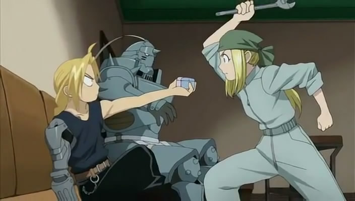 Edward se declara a Winry (Dublado) Fullmetal Alchemist Brotherhood on Make  a GIF