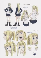 WinryArt.jpeg (115 KB) Full-Body, Half-Body, and Facial Expression Artwork for Winry in the 2009 Brotherhood Anime.