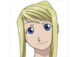 Winry's avatar from the show.