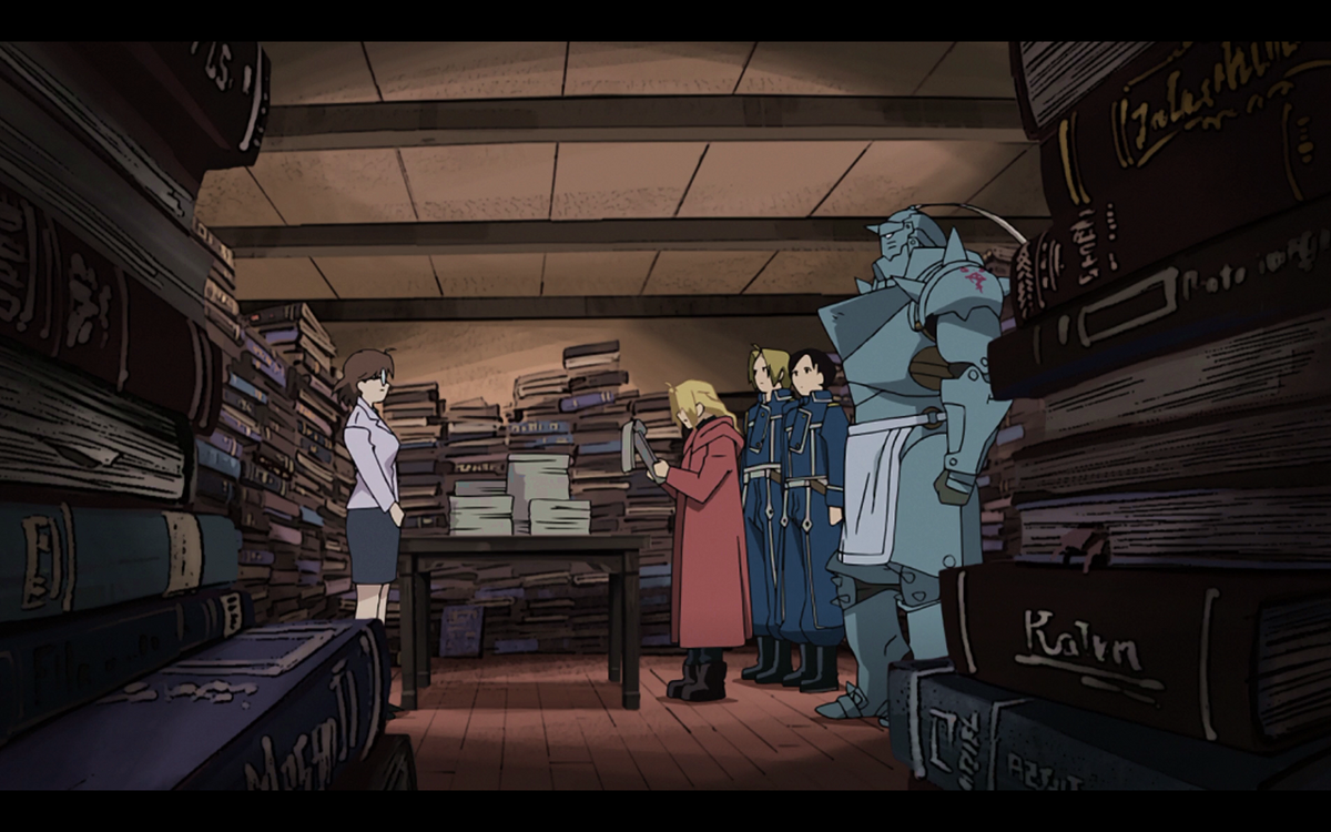 You can see teacher in the background of episode 7 or 8 of brotherhood :  r/FullmetalAlchemist